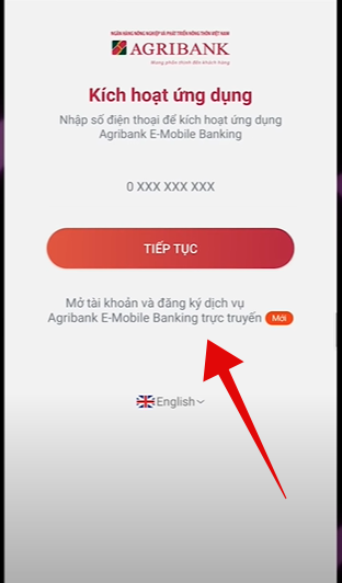 tạo tài khoản ngân hàng Agribank online trên điện thoại