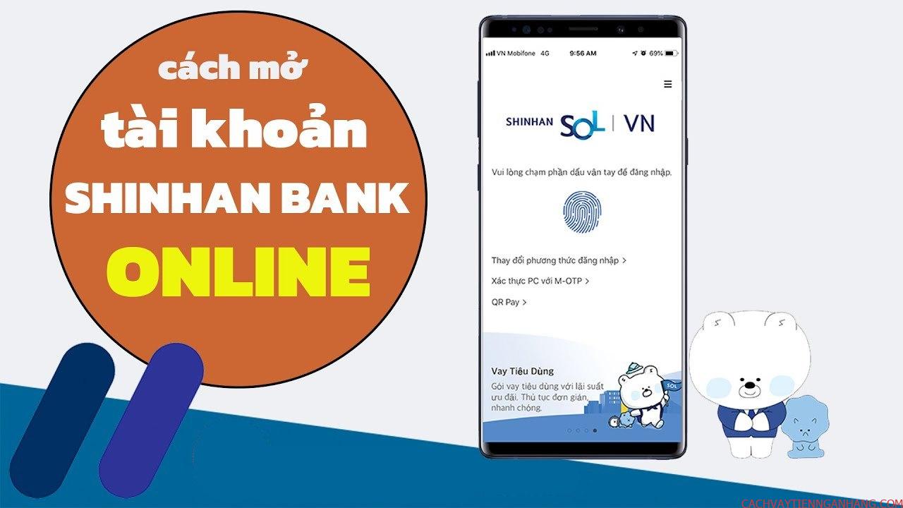 mở tài khoản Shinhan Bank online